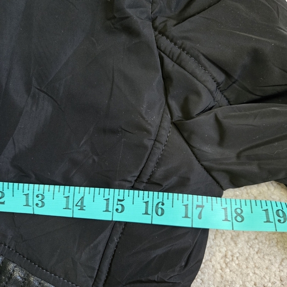 DANIER leather and polyester black jacket. Size XXS (seems a bit bigger) - Picture 14 of 15
